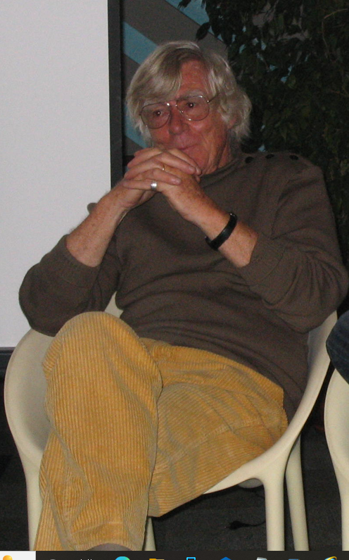 Claude Delmas à la médiathèque de Perpignan en 2007