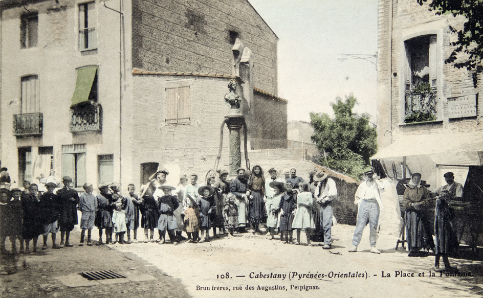 Cabestany. Carte postale